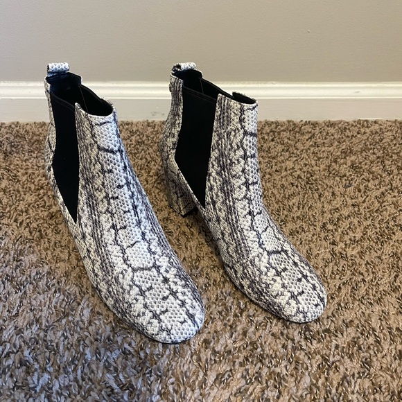 Cole Haan Shoes - Cole Haan Snakeskin Heeled Booties